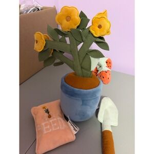 Pillowfort Plush Garden Play Set Potted Plant Flowers Seeds Shovel